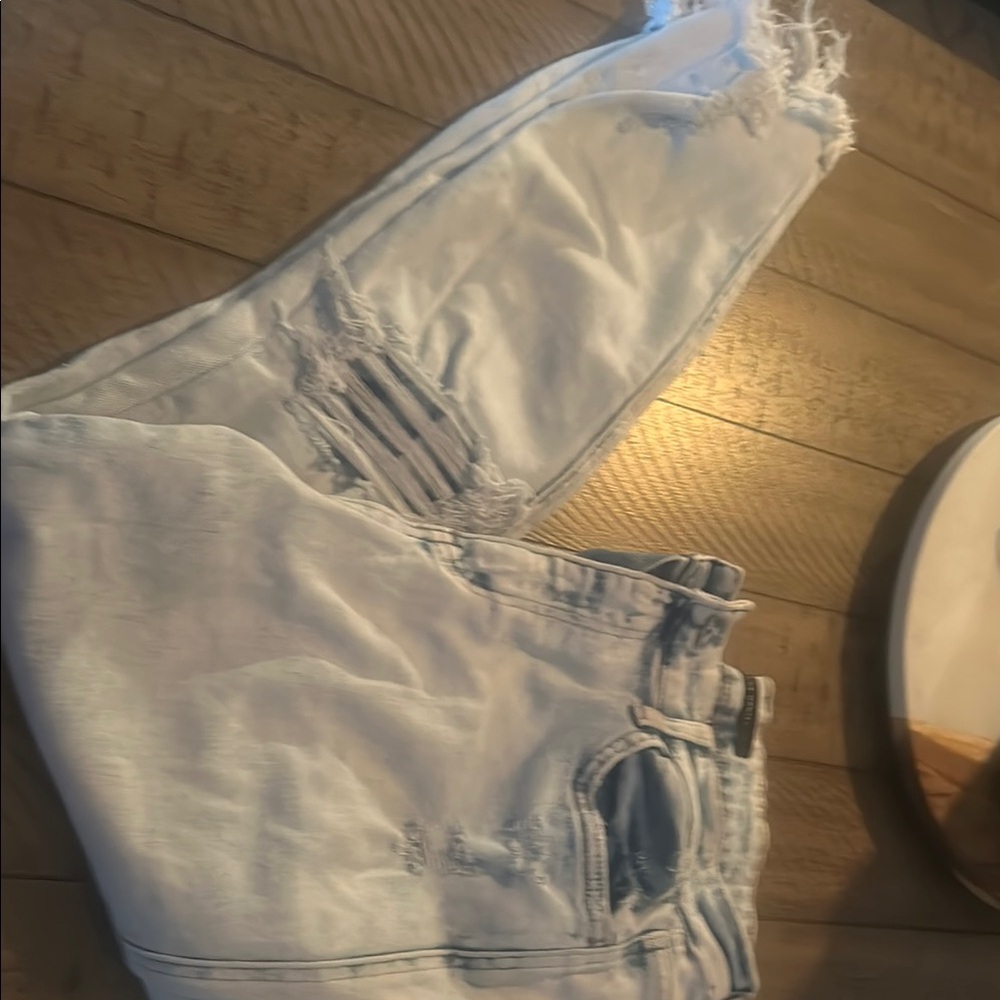 Distressed Light Blue Women's Jeans